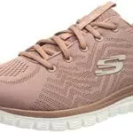 Skechers Damen Graceful Get Connected Sneaker, Mauve Mve