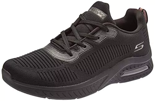 Skechers Damen Squad Air Sneaker, Schwarz