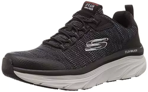 Skechers Herren D'lux Walker Pensive Walkingschuhe, schwarz / weiß