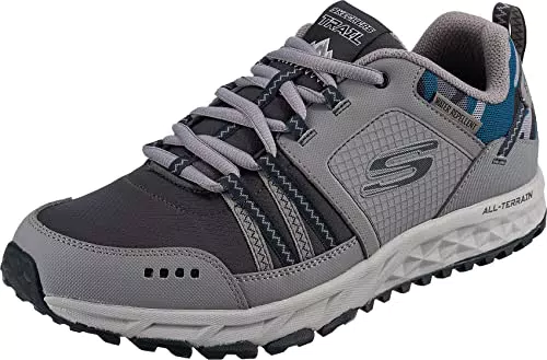 Skechers Mens Trail Escape PLAN GEOPATH Sneakers Trekking 237222 GYCC Grey