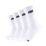 Skechers Unisex Tennissocken Cushioned 4er Pack 43/46 white