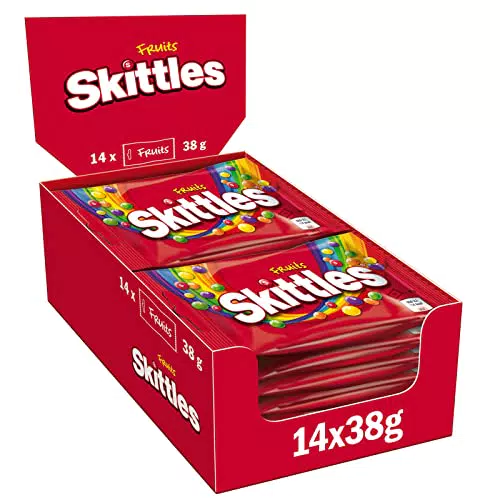 Skittles Süßigkeiten, Vegan Fruits Kaubonbons Großpackung