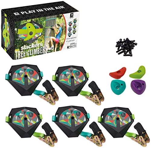Slackers Ninja Treeclimbers, Kletterset mit 5 innovativen