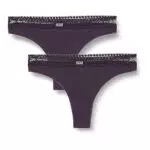 sloggi Damen GO Ribbed Brazil C2P Brasilien, Blueberry