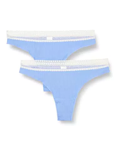sloggi Damen GO Ribbed C2P Brazil, Riviera, XS