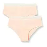 sloggi Damen GO Ribbed C2P Hipster, Powder Orange, L