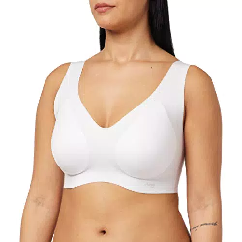 sloggi Damen ZERO Feel Bralette EX Bustier, White, XS