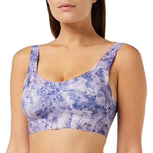 sloggi Damen ZERO Feel Top EX Bustier, Blue - Dark Combination