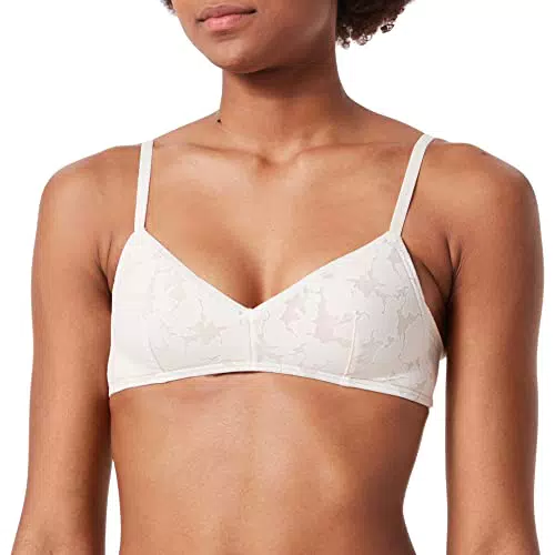 sloggi Damen ZERO Lace 2.0 Bralette Bustier, Fresh Powder