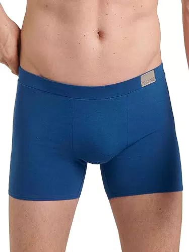 Sloggi Men Herren GO Natural C2P Short, Blue-Dark Combination