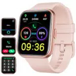 Smartwatch damen mit Telefonfunktion, 1, 69 schrittzähler uhr damen mit großem Farbdisplay