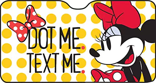 Sonnenschutz Frontscheibe Auto SUV Minnie Cartoon kleine Mädchen