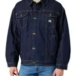 Southpole Herren Denim Sherpa Jacket Jacke, raw Indigo