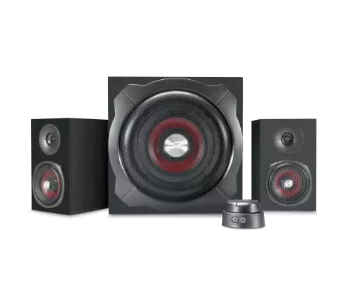 Speedlink GRAVITY 2.1 Soundsystem - PC Lautsprecher mit Subwoofer aus Holz