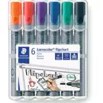 STAEDTLER Flipchart Marker Lumocolor, Rundspitze ca. 2 mm Linienbreite