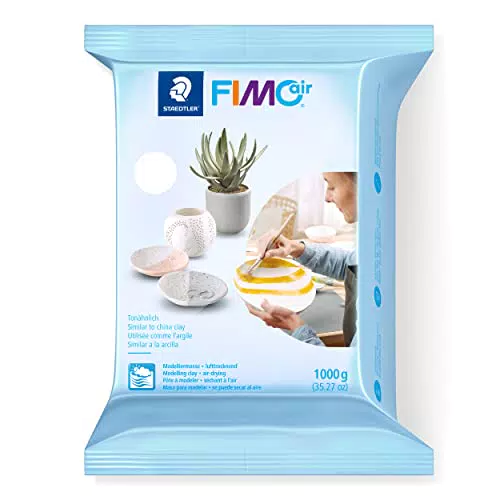 STAEDTLER lufttrocknende Modelliermasse FIMO air, weiß