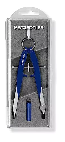 STAEDTLER Mars Comfort 556 00 Zirkel, hohe Qualität mit Spindelführung Mitteltriebspindel