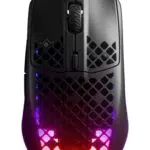 SteelSeries Aerox 3 Wireless Onyx - Superleichte Gaming-Maus - 68 g Gewicht und wasserabweisend - 200 Stunden Akkulaufzeit