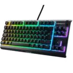 SteelSeries Apex 3 TKL - RGB Gaming-Tastatur - Kompakter Tenkeyless-Formfaktor - 8-Zonen-RGB-Beleuchtung - Deutsches Layout