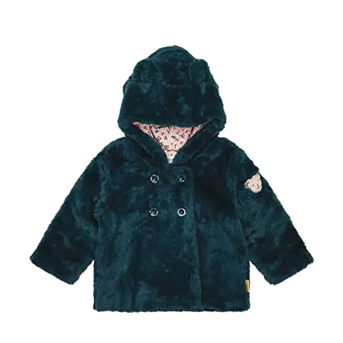 Steiff Baby Girls Enchanted Forest Jacket, DEEP Teal