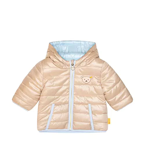 Steiff Baby - Jungen Wendejacken Jacke, Doeskin, 56 EU