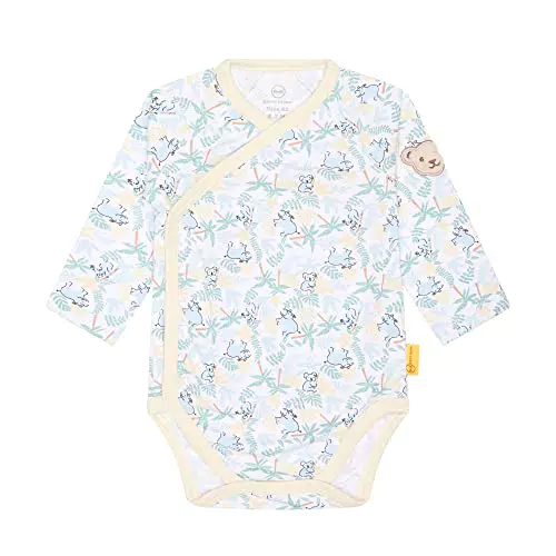 Steiff Baby - Jungen Wickelbody Langarm Baby und Kleinkind Unterwäsche Satz