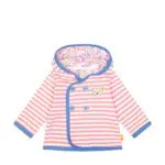Steiff Baby - Mädchen sweatjack Übergangsjacke, Salmon Rose