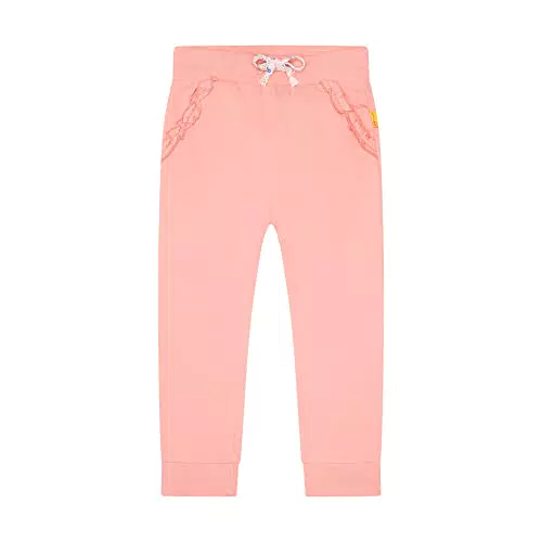 Steiff Mädchen Jogginghose Lässige Hose, Salmon Rose