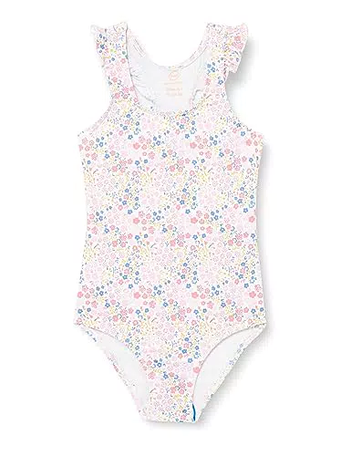 Steiff Mädchen L002314602 Badeanzug, Bright White, 104 EU