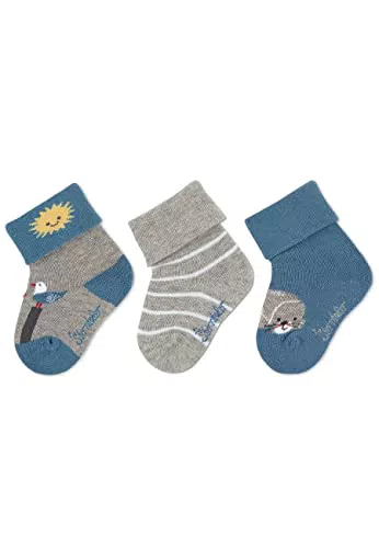 Sterntaler Baby Jungen Baby Socken Baby-Söckchen 3er Pack Möven - Socken Baby