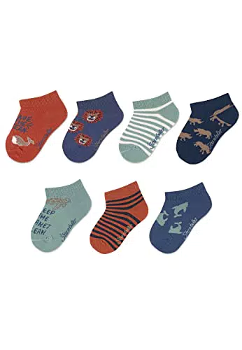 Sterntaler Baby Jungen Baby Socken Sneaker-Söckchen 7er Pack - Socken Baby