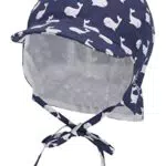 Sterntaler Baby Jungen Schirmmütze Baby Schirmmütze Nackenschutz Wale - Schirmmütze Baby