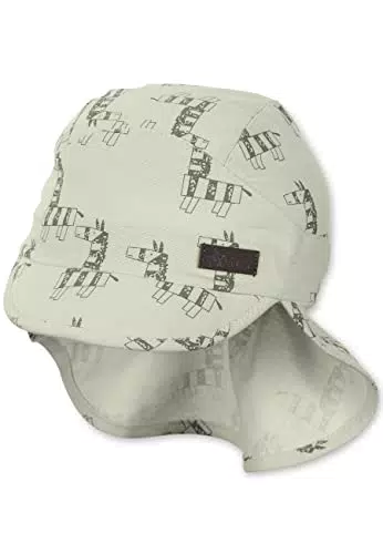 Sterntaler Baby Jungen Schirmmütze Baby Schirmmütze Nackenschutz Zebra - Schirmmütze Baby