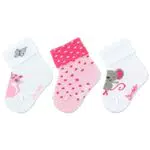 Sterntaler Baby Mädchen Baby Socken Baby-Söckchen 3er Pack Katze - Socken Baby