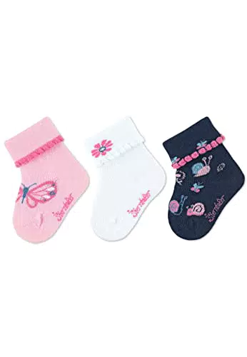 Sterntaler Baby Mädchen Baby Socken Baby-Söckchen 3er Pack - Socken Baby