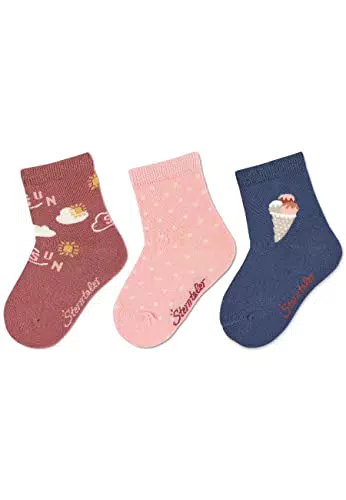 Sterntaler Baby Mädchen Baby Socken Söckchen 3er Pack Sun - Socken Baby