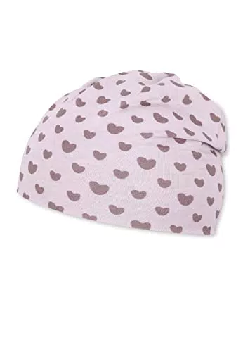 Sterntaler Baby Mädchen Beanie Baby Slouch-Beanie Herzen - Beanie Baby