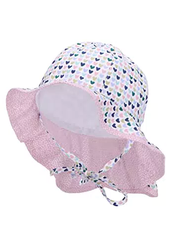 Sterntaler Baby Mädchen Hut Baby Sonnenhut Herzen - Baby Hut