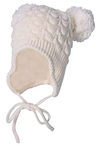 Sterntaler Baby Mädchen Mütze Baby Bommelmütze Struktur Mütze - Mütze Baby