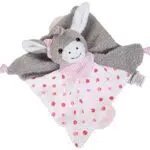 Sterntaler Baby Mädchen Schmusetuch EMMI GIRL - Schnuffeltuch Erstausstattung - Spielzeug 0 Monate - auch als Geschenk - Rosa 26cm