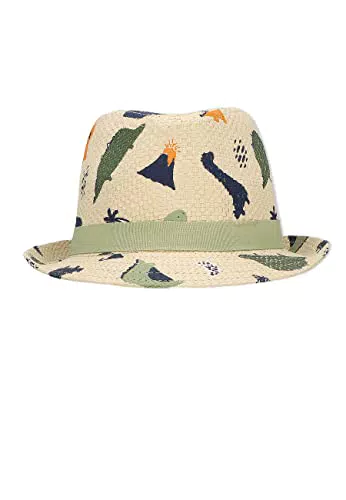 Sterntaler Jungen Children's Straw Hat Turtle Hut, sand
