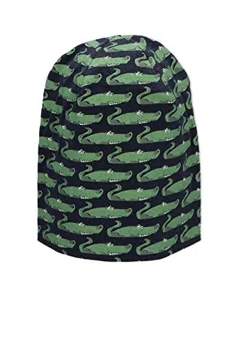 Sterntaler Jungen Krokodil Beanie-Mütze, Marine, 45