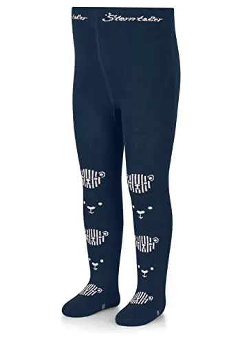 Sterntaler Kleinkind Jungen Strumpfhose Baby Kleinkind Bärgesicht Strumpfhose - Babystrumpfhose - mit Bären Gesicht - marine