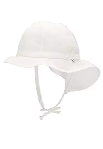 Sterntaler Unisex Flapper Sonnenhut, Weiss, 41