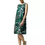 STREET ONE Damen A143644 Sommerkleid Floral, Lagoon Green