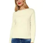 Street One Damen A301895 Strickpullover, Mellow White