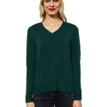 STREET ONE Damen A301962 Strickpullover, Beryl Green Melange