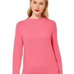 STREET ONE Damen A318901 Langarmshirt, Winter Rose Melange