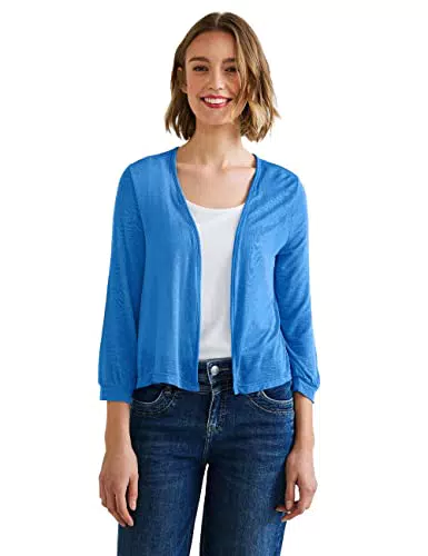 STREET ONE Damen A319566 Bolerojacke, Blue Bay