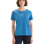 STREET ONE Damen A320068 Kurzarmshirt, Blue Bay